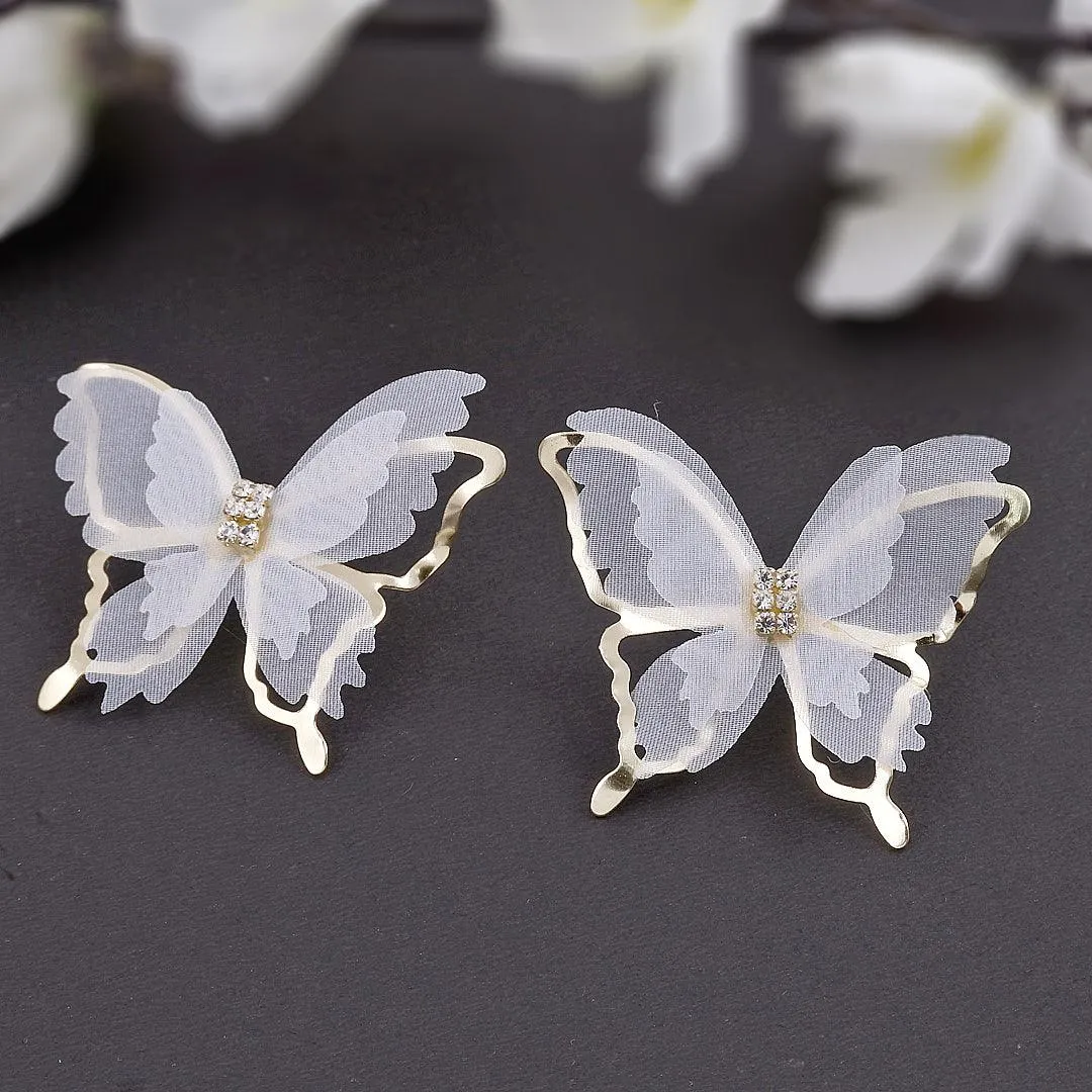Lace Butterfly Earrings