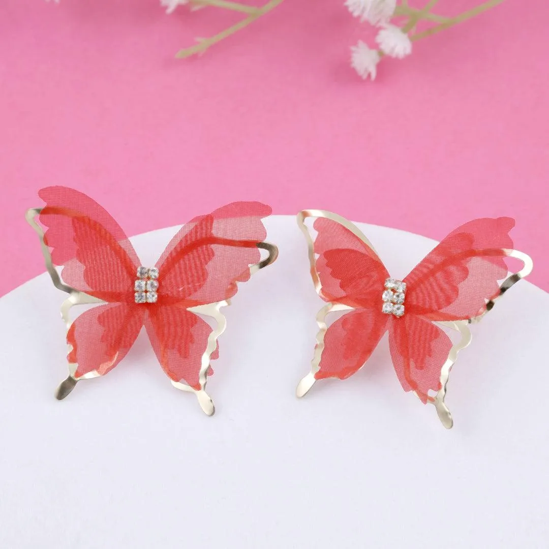 Lace Butterfly Earrings