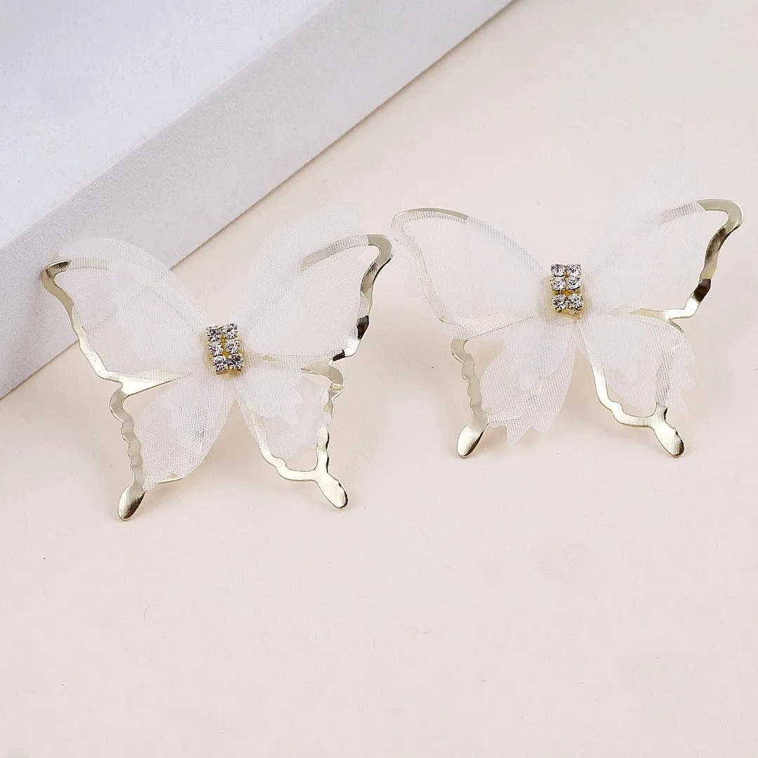 Lace Butterfly Earrings