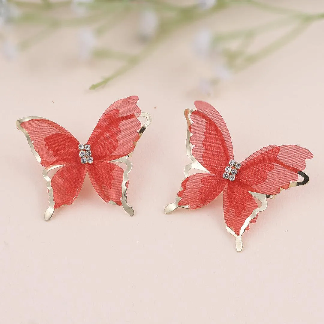 Lace Butterfly Earrings