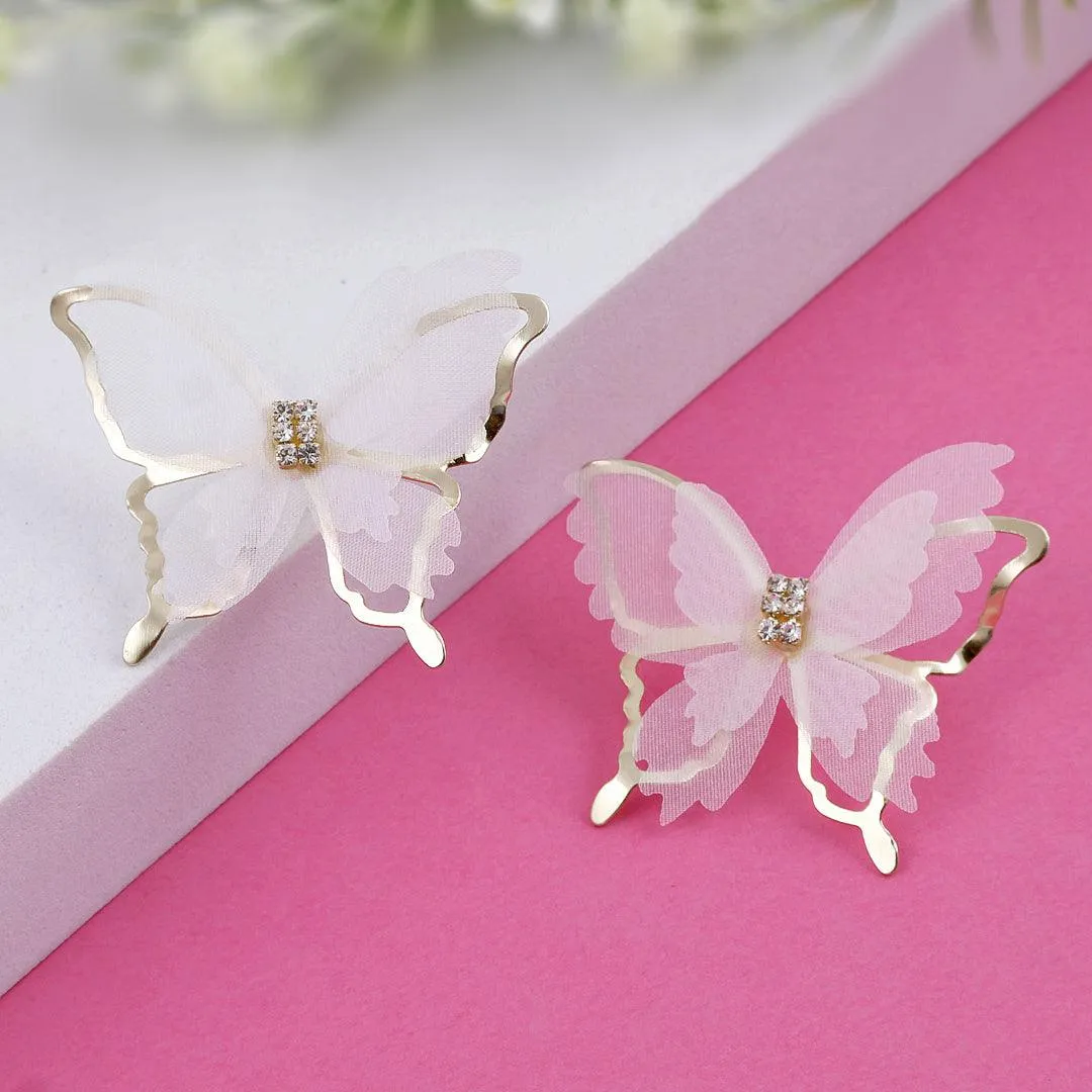 Lace Butterfly Earrings