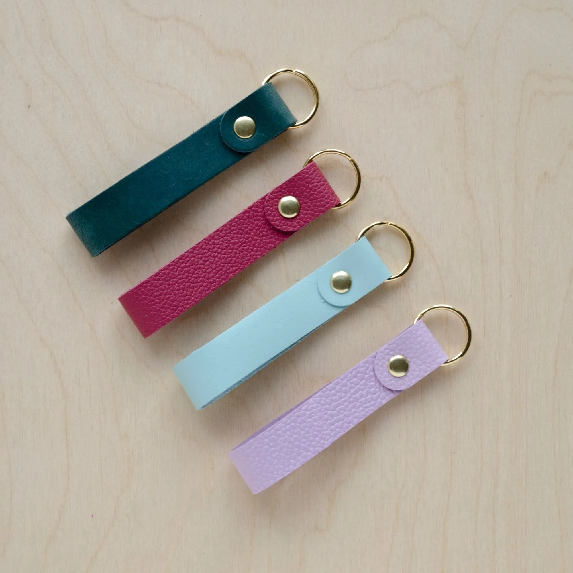 Leather Loop Key Rings