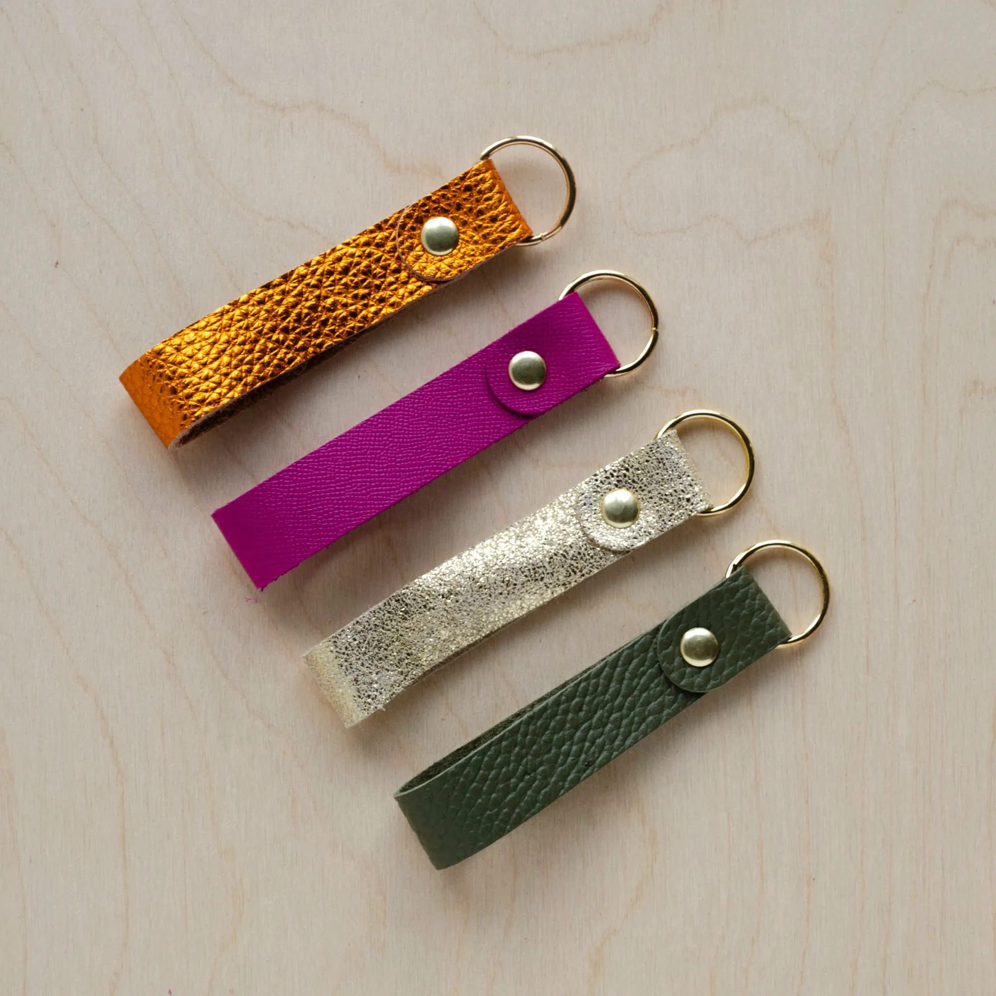 Leather Loop Key Rings