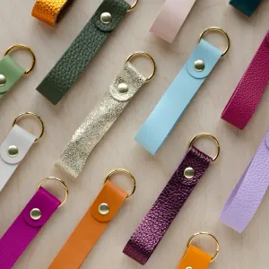 Leather Loop Key Rings