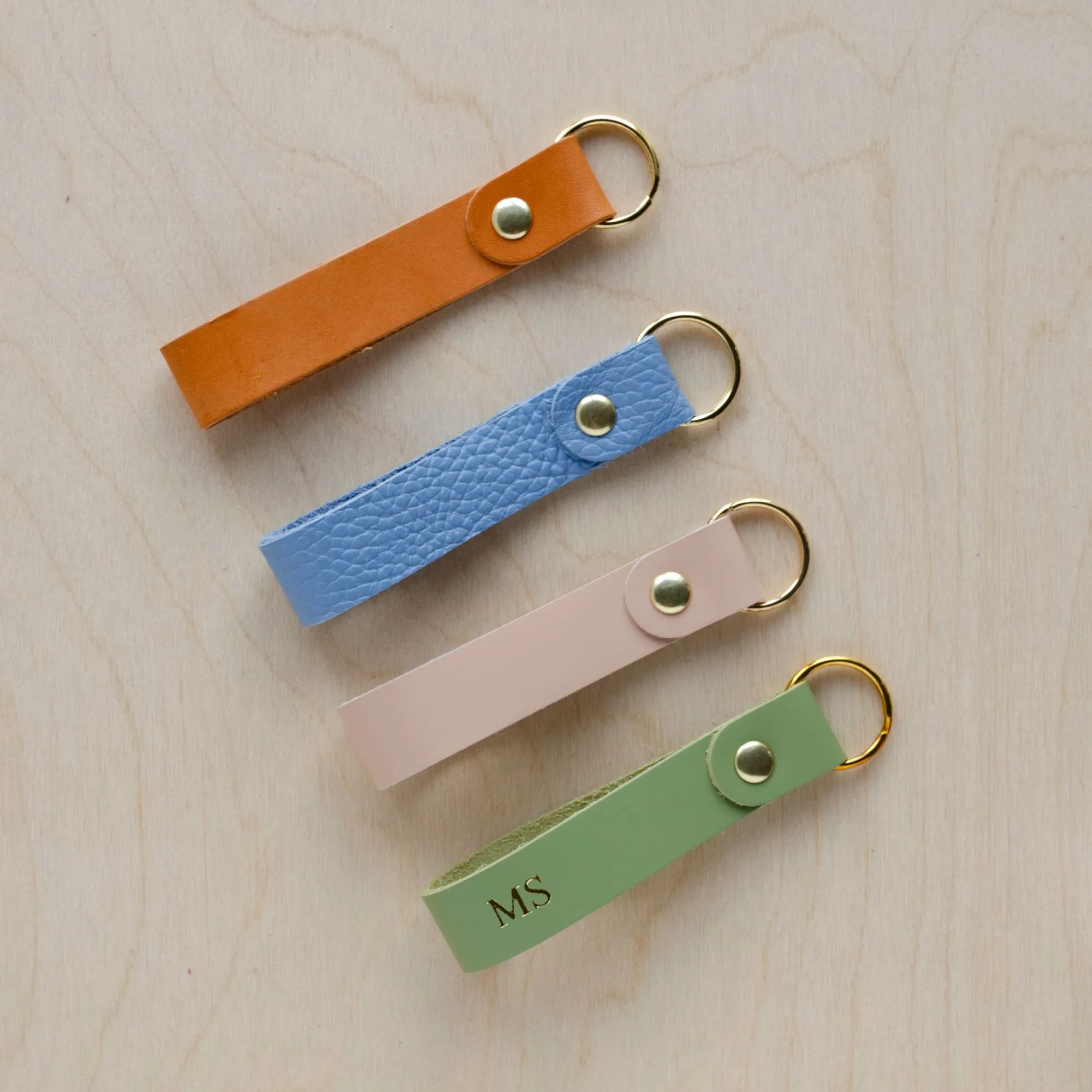 Leather Loop Key Rings