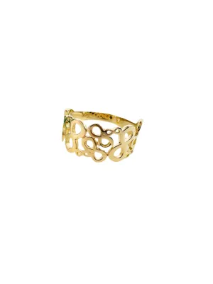 Lesotho Jewellery 14k Gold Ring for Women - 2.81 Grams, Size -O 1/2