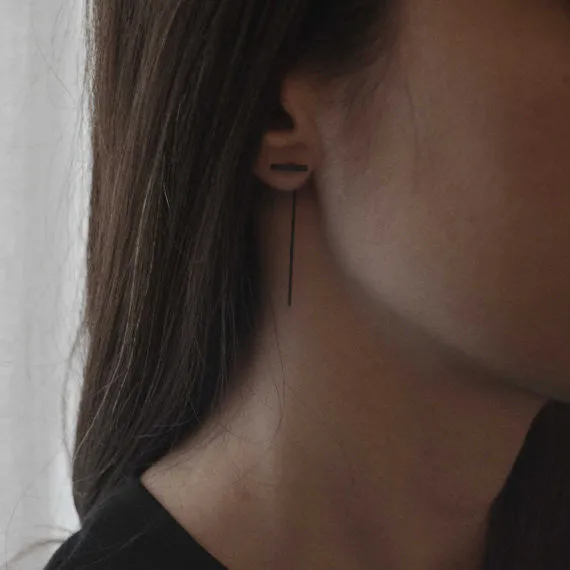 Long bar earrings N°9