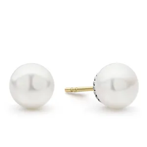 Luna Pearl Stud Earrings