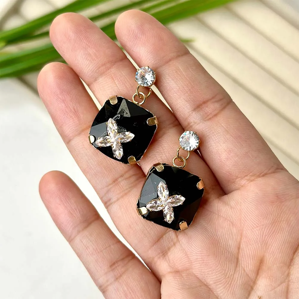 Melissa Earrings (Black)