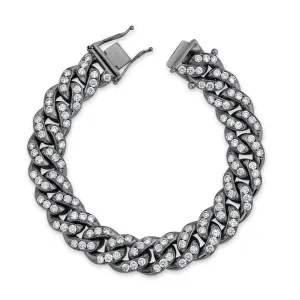 MEN'S DIAMOND MEGA LINK BRACELET, 15mm