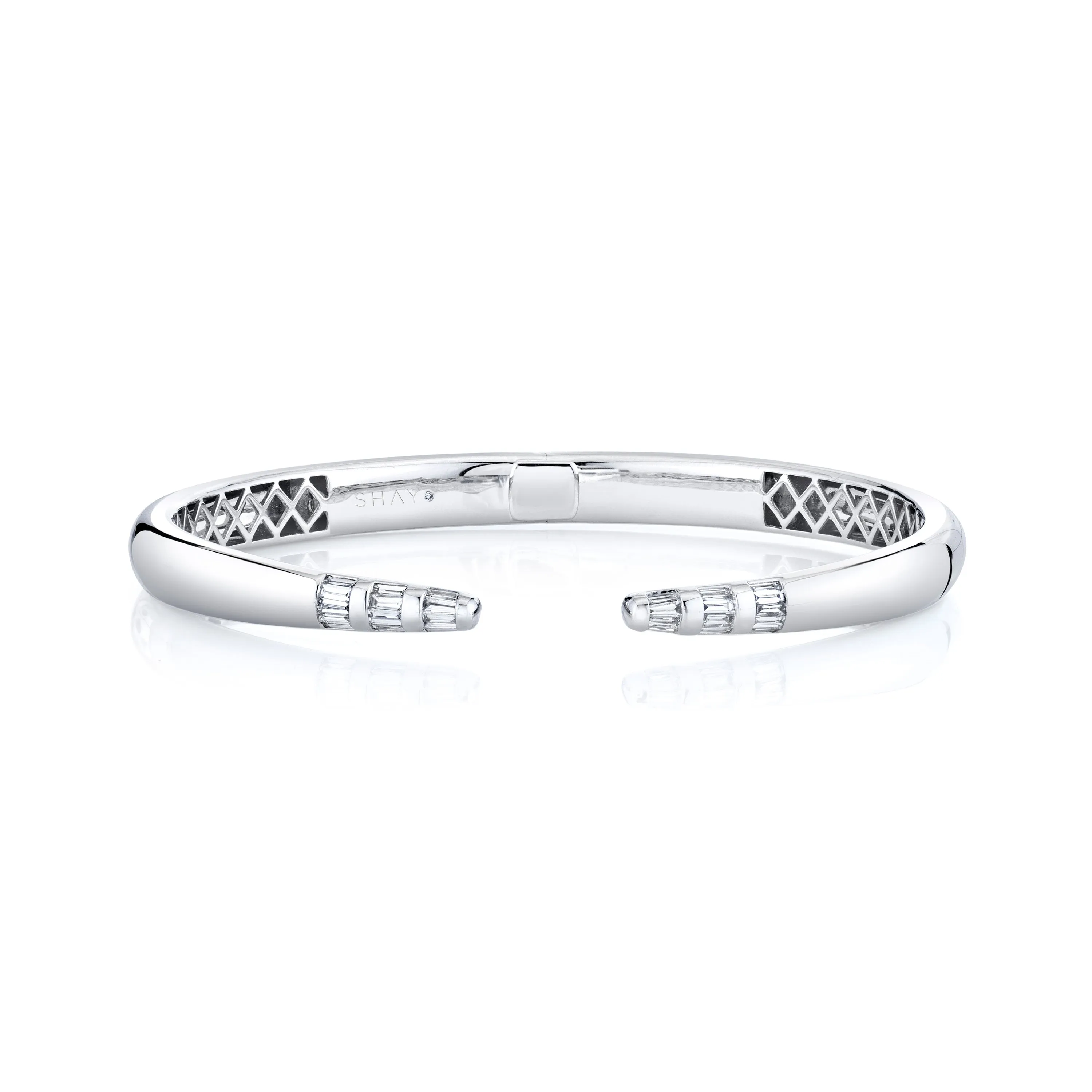 MEN'S DIAMOND OPEN SNAKE TAIL CUFF