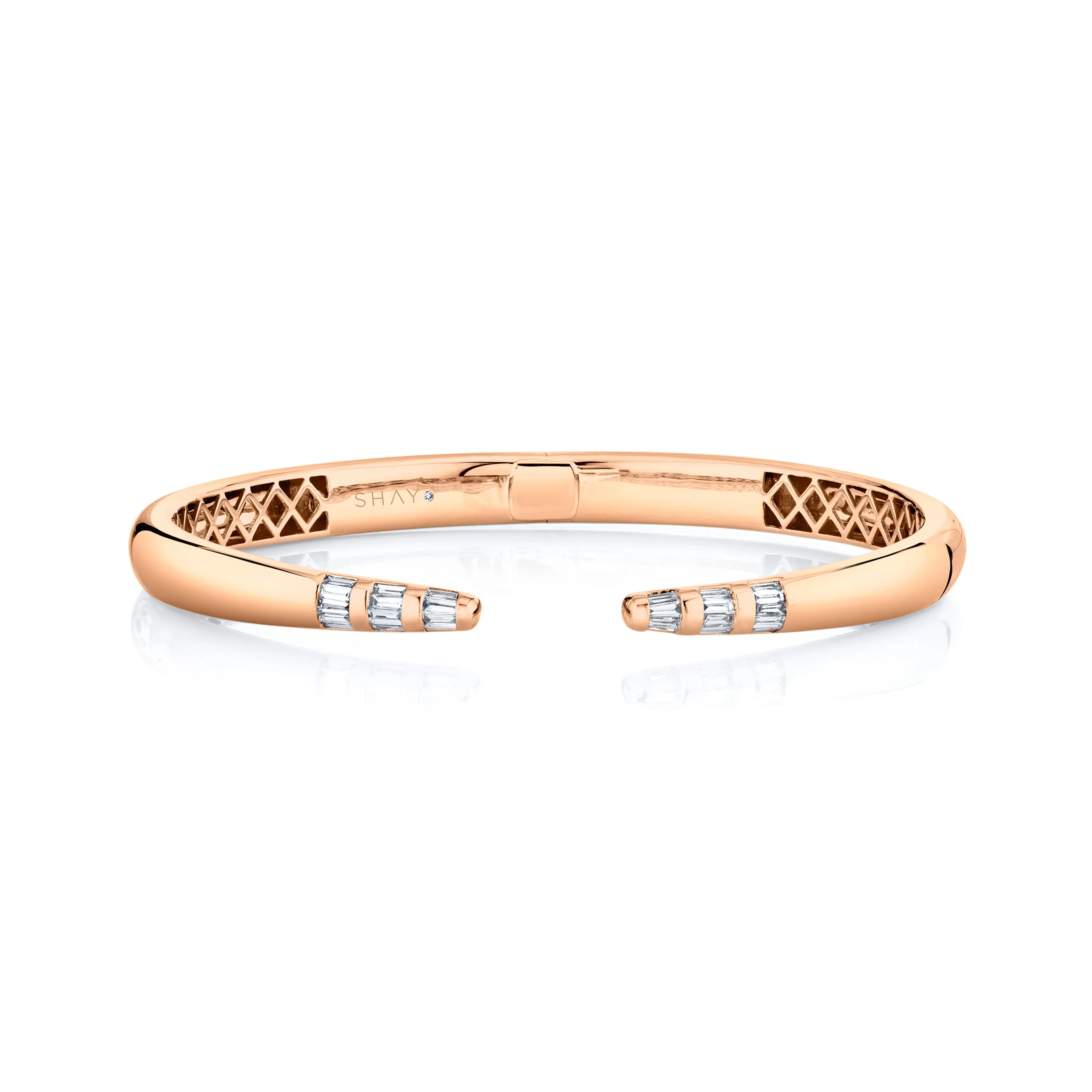 MEN'S DIAMOND OPEN SNAKE TAIL CUFF