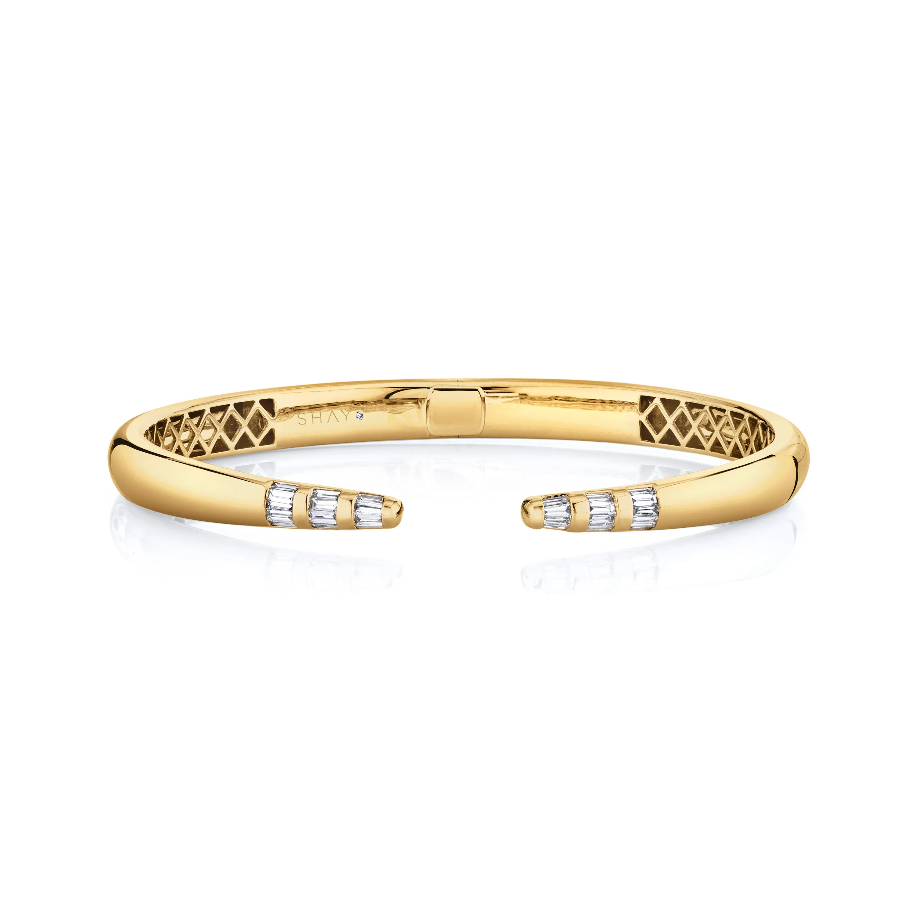 MEN'S DIAMOND OPEN SNAKE TAIL CUFF