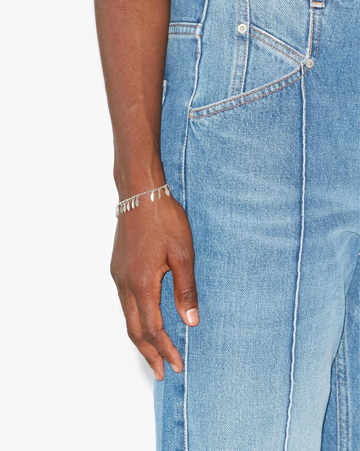 Metal Shiny Leaf Bracelet
