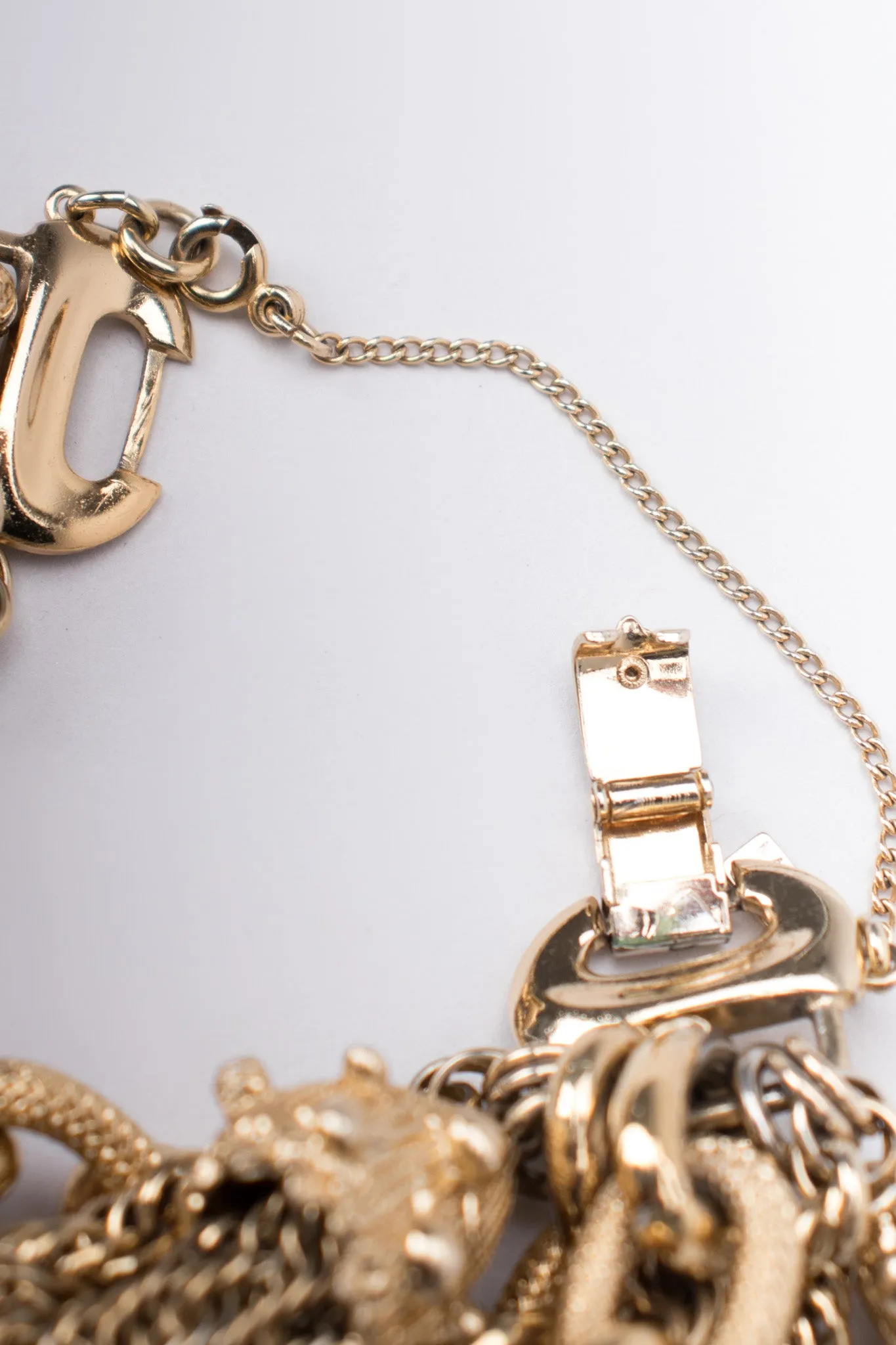 Mixed Chain Tassel Bracelet