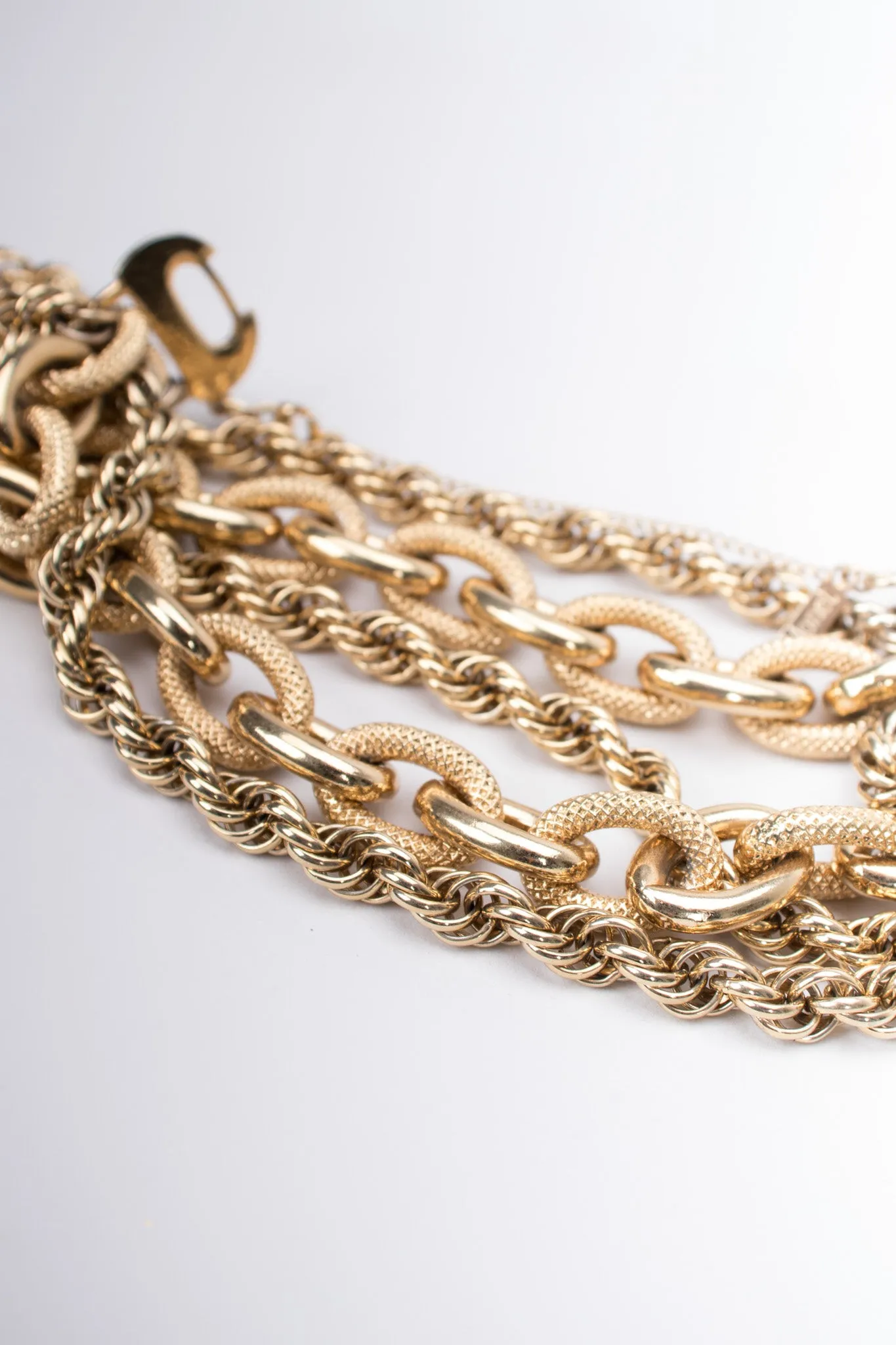 Mixed Chain Tassel Bracelet