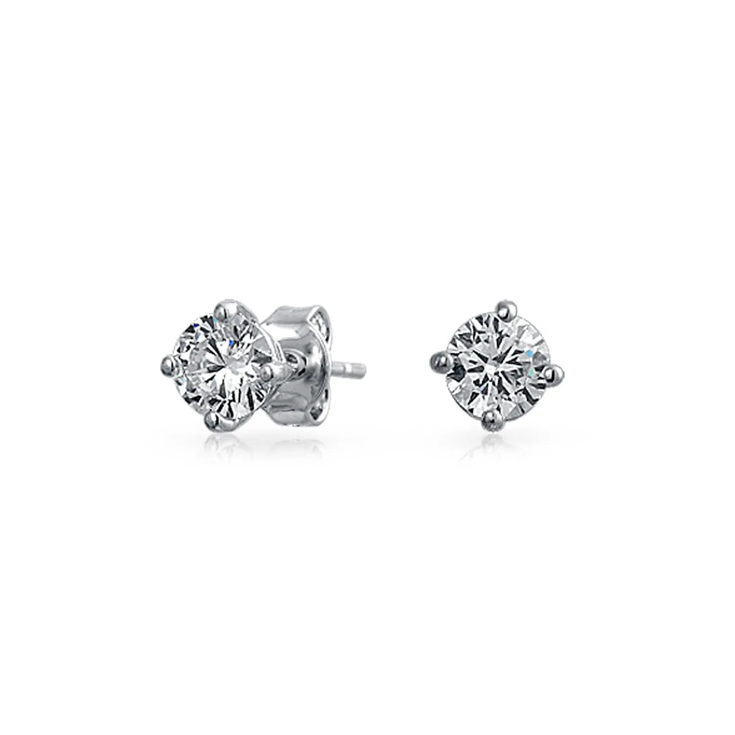 Modern Classic Bridal Dangle Chandelier Earrings with CZ Drop and Stud Jacket