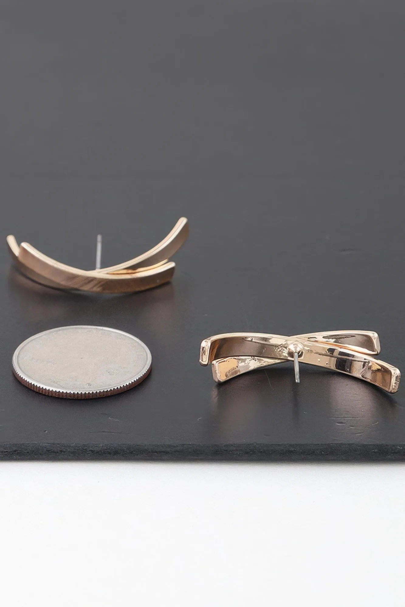 Modern Crossed Paths Earrings