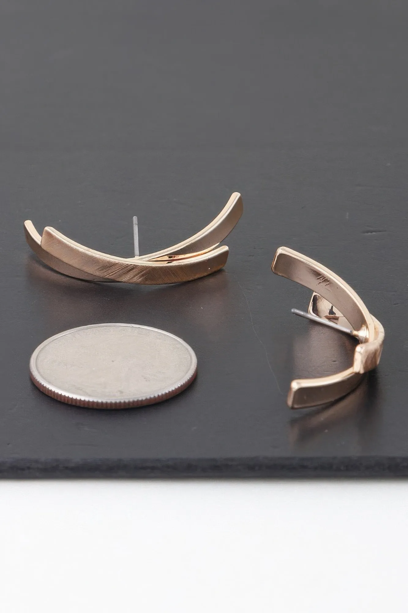 Modern Crossed Paths Earrings
