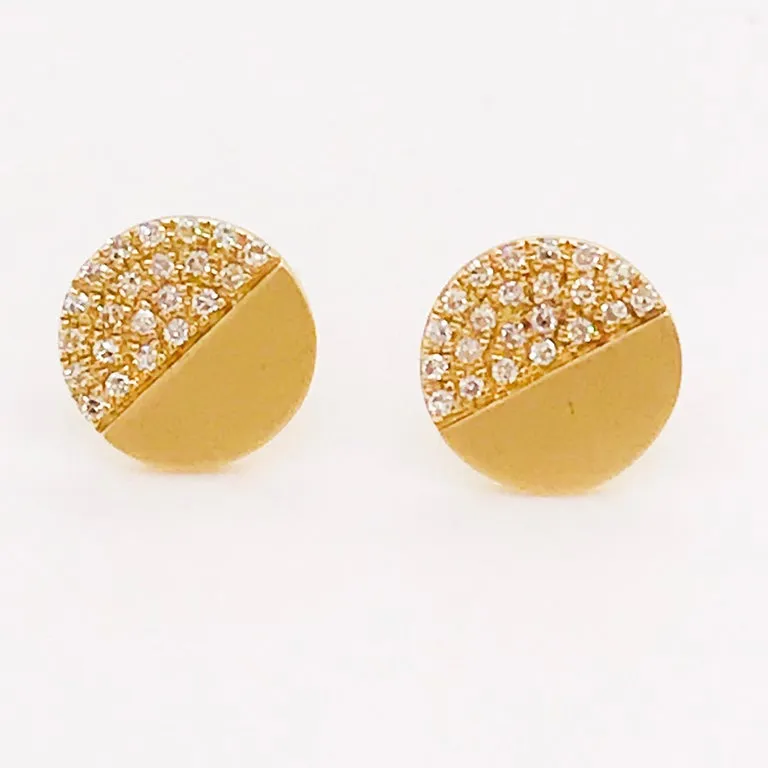 Modern Diamond Studs