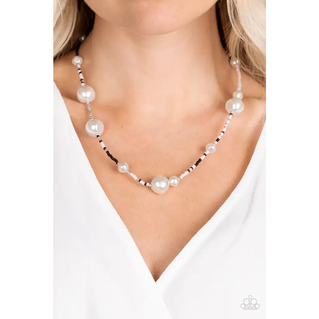 Modern Marina - Pink Necklace