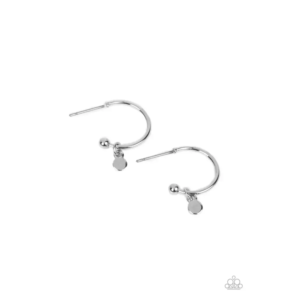 Modern Model - Silver Earrings