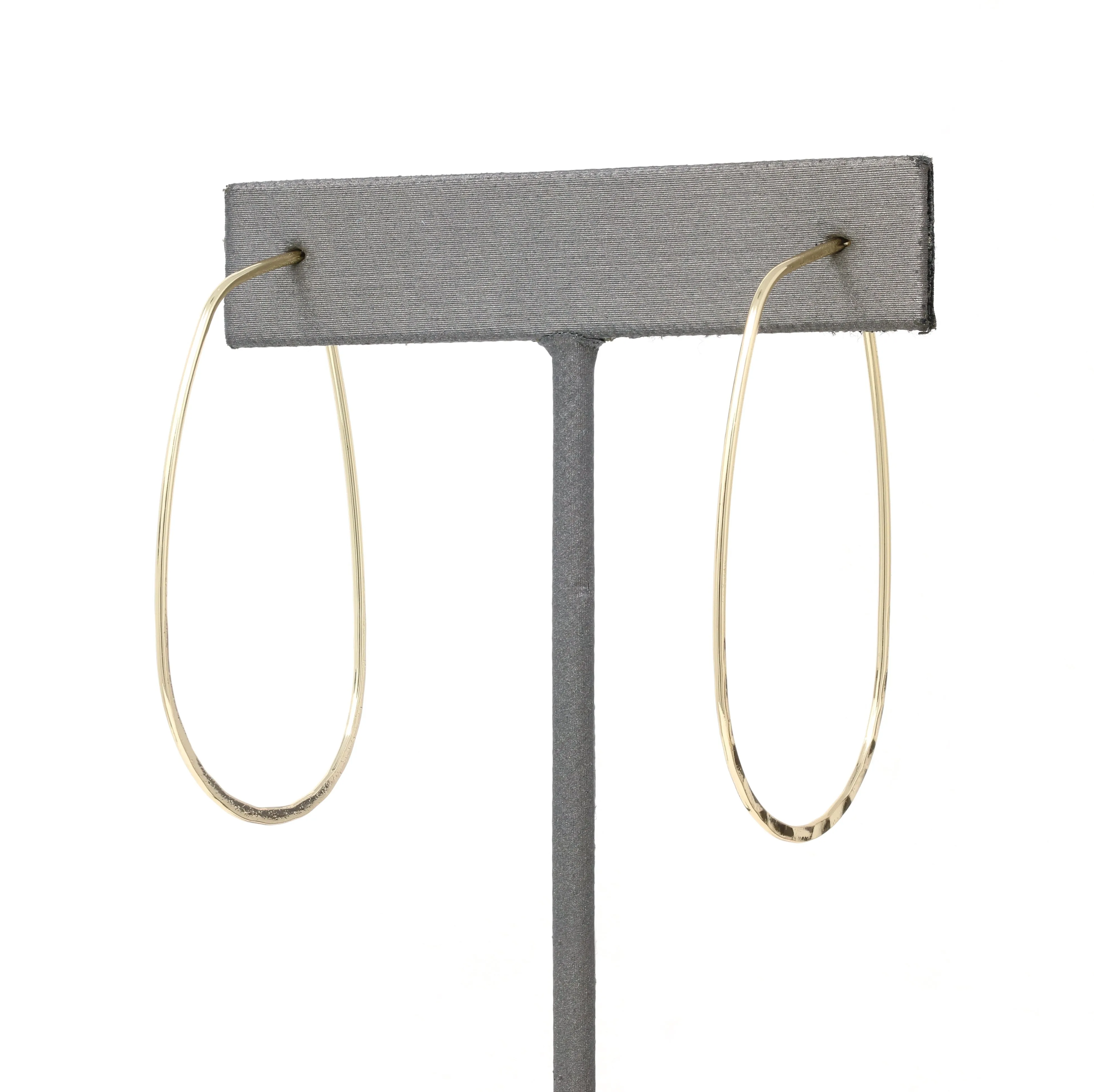 Modern Teardrop Hoop