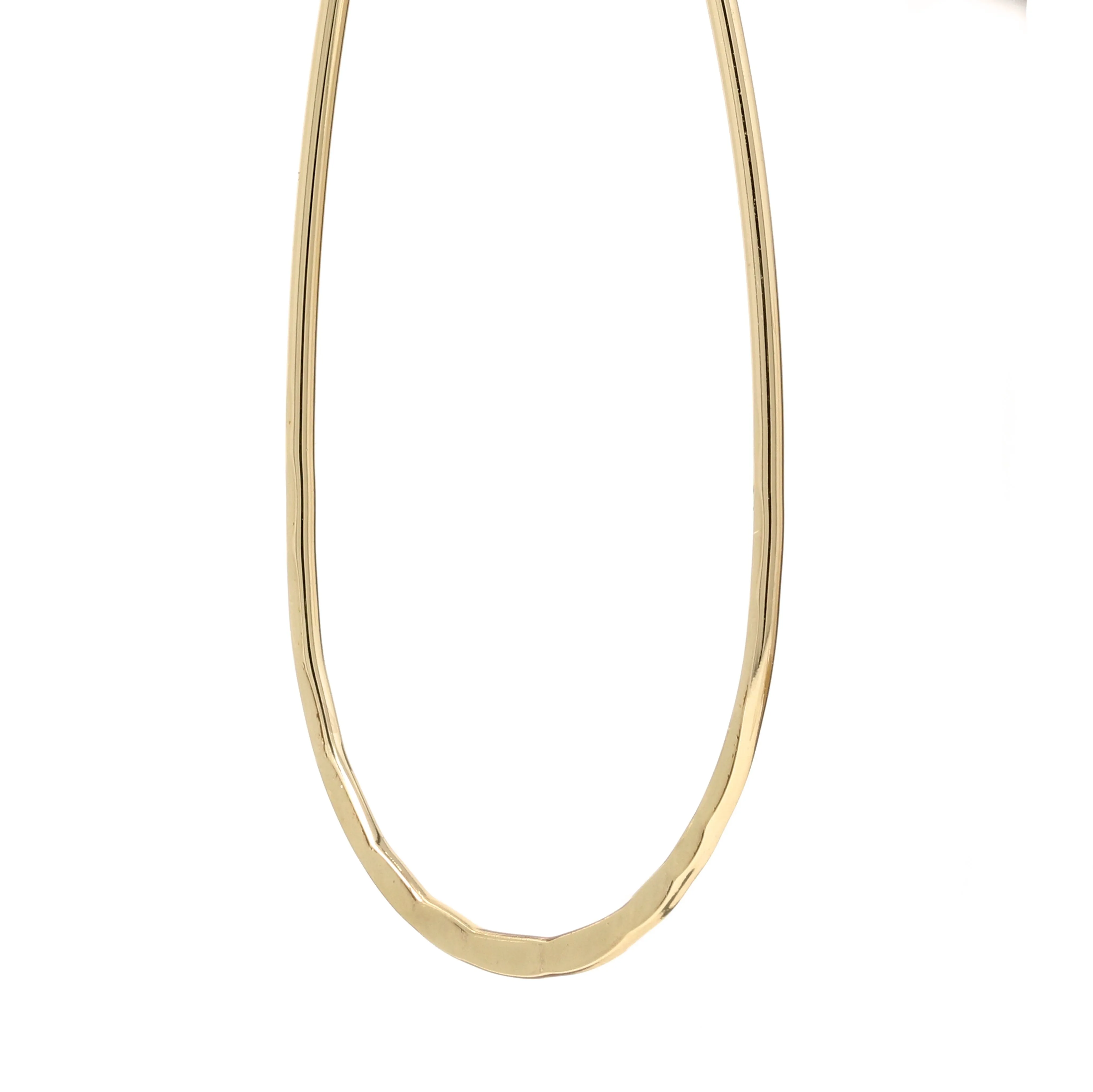 Modern Teardrop Hoop