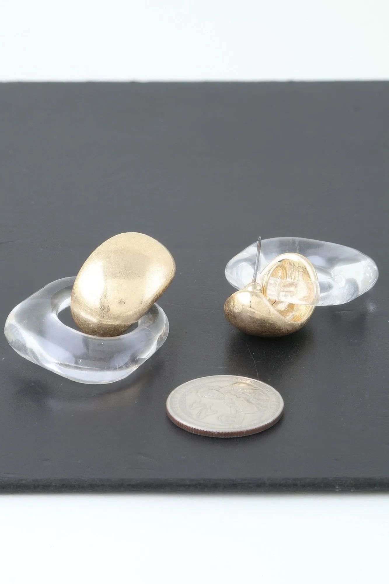Modern Transparent Drop Earrings