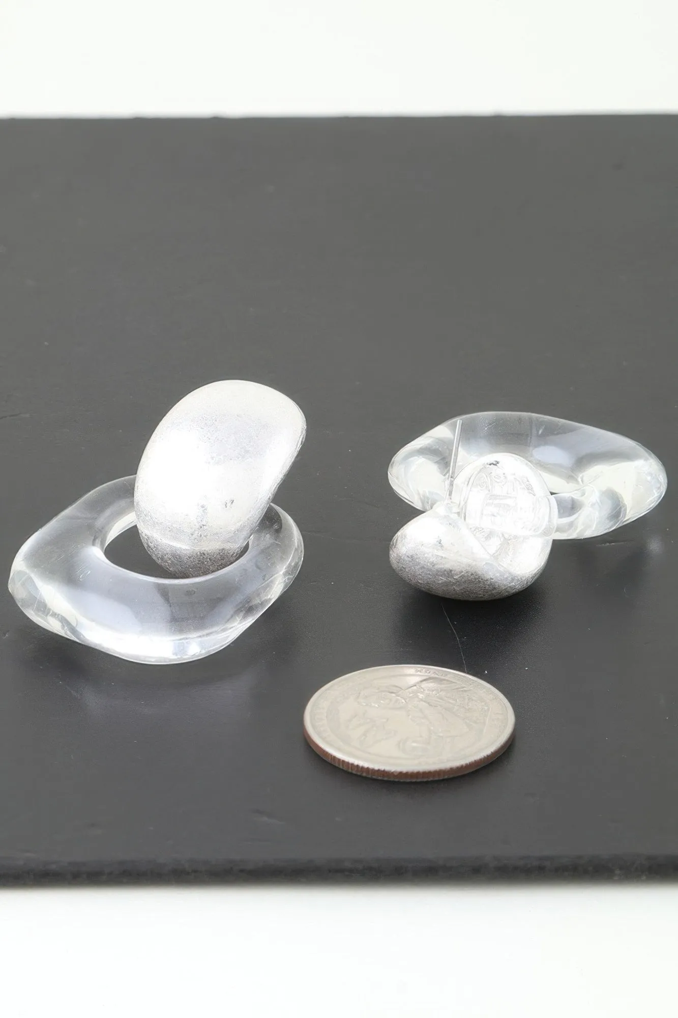 Modern Transparent Drop Earrings