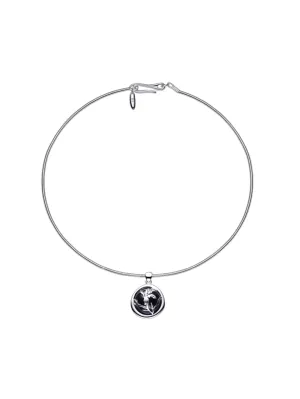 MUKTANK X JUUNNGLE Carved Magnolia Floral Choker