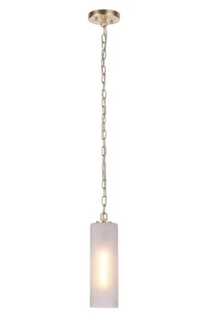 Myos 1 Light Pendant in Sunset Gold
