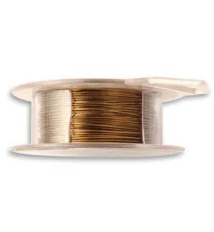 Natural Brass Wire, 24ga, (90ft)