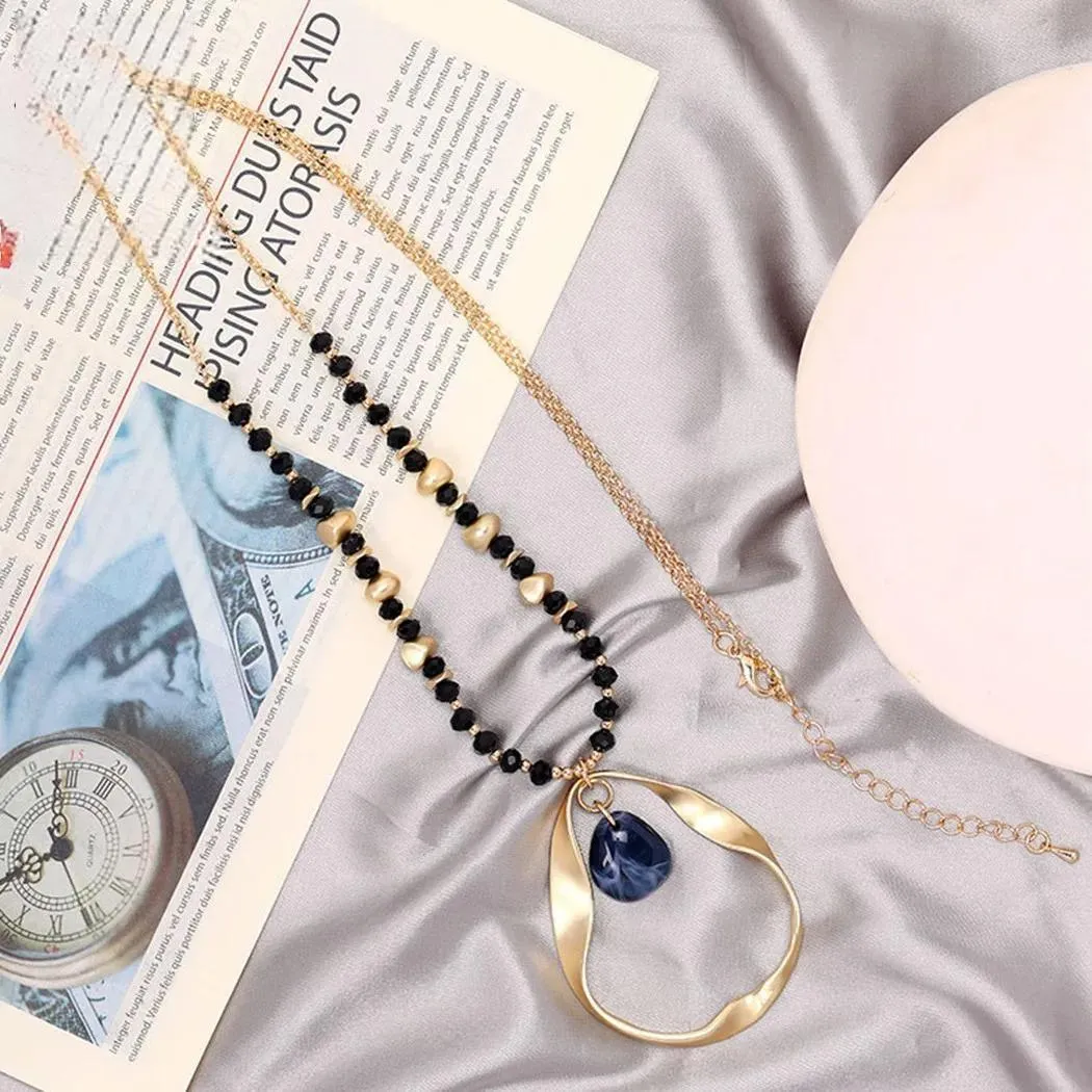 New in Trending Product Gold Color Modern Items Long Chains Necklace for Women