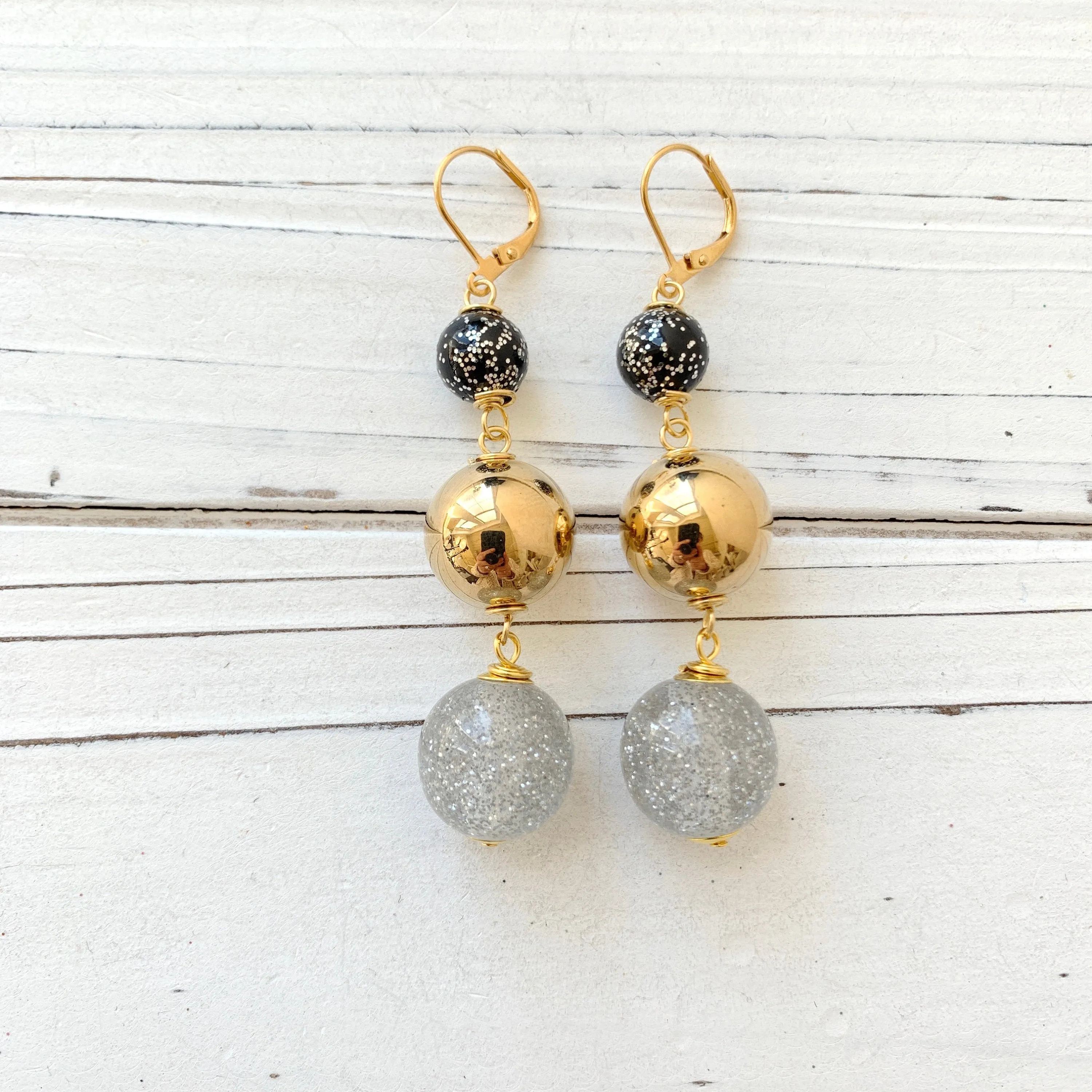 New Year's Eve Drop Earrings