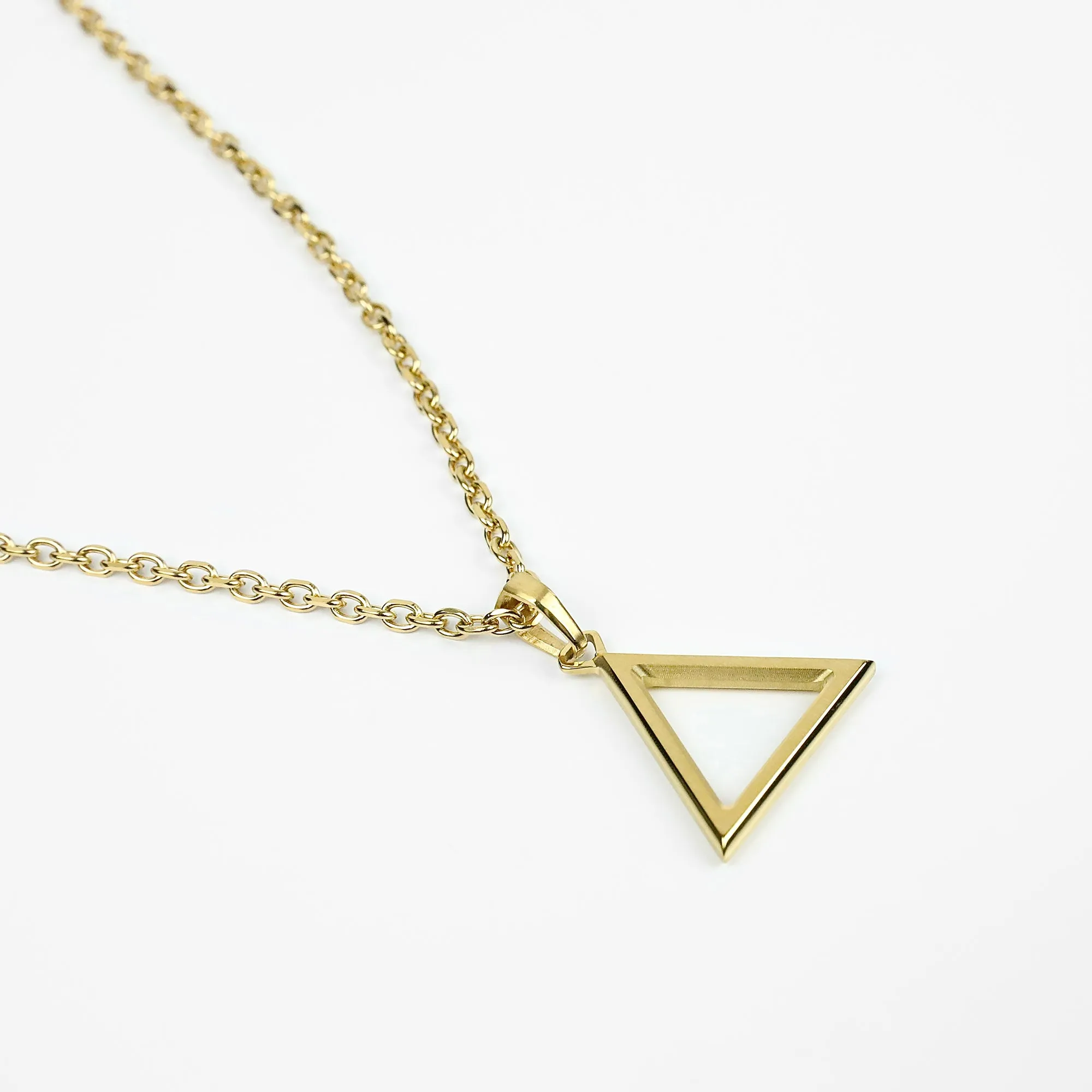 Nomad Triangle Necklace - Gold