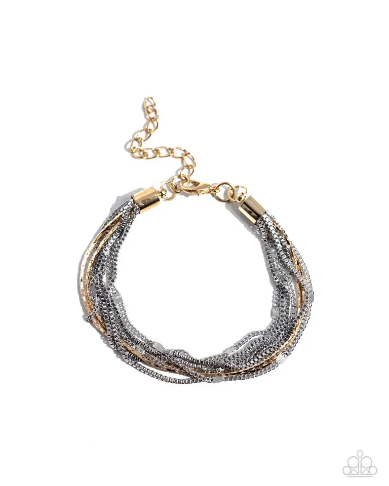 Paparazzi Bracelet ~ Delicate Darling - Multi