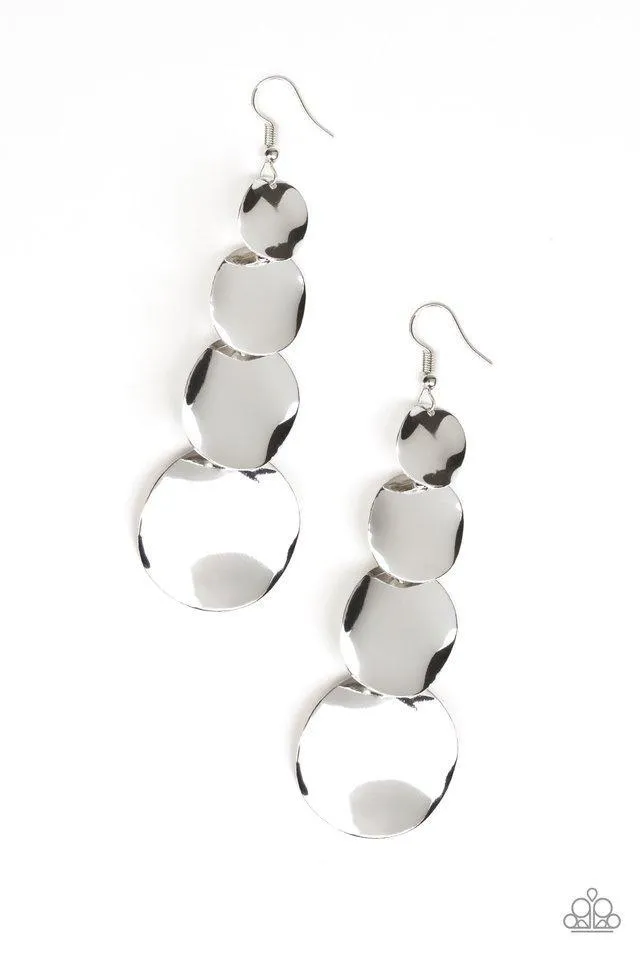 Paparazzi Modern Mecca Earrings Silver