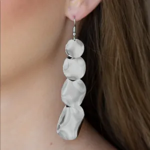 Paparazzi Modern Mecca Earrings Silver