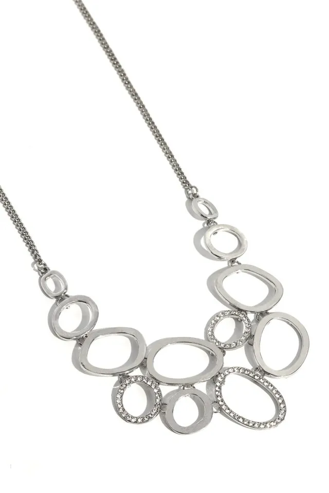 Paparazzi Necklace ~ Limelight Lead - White