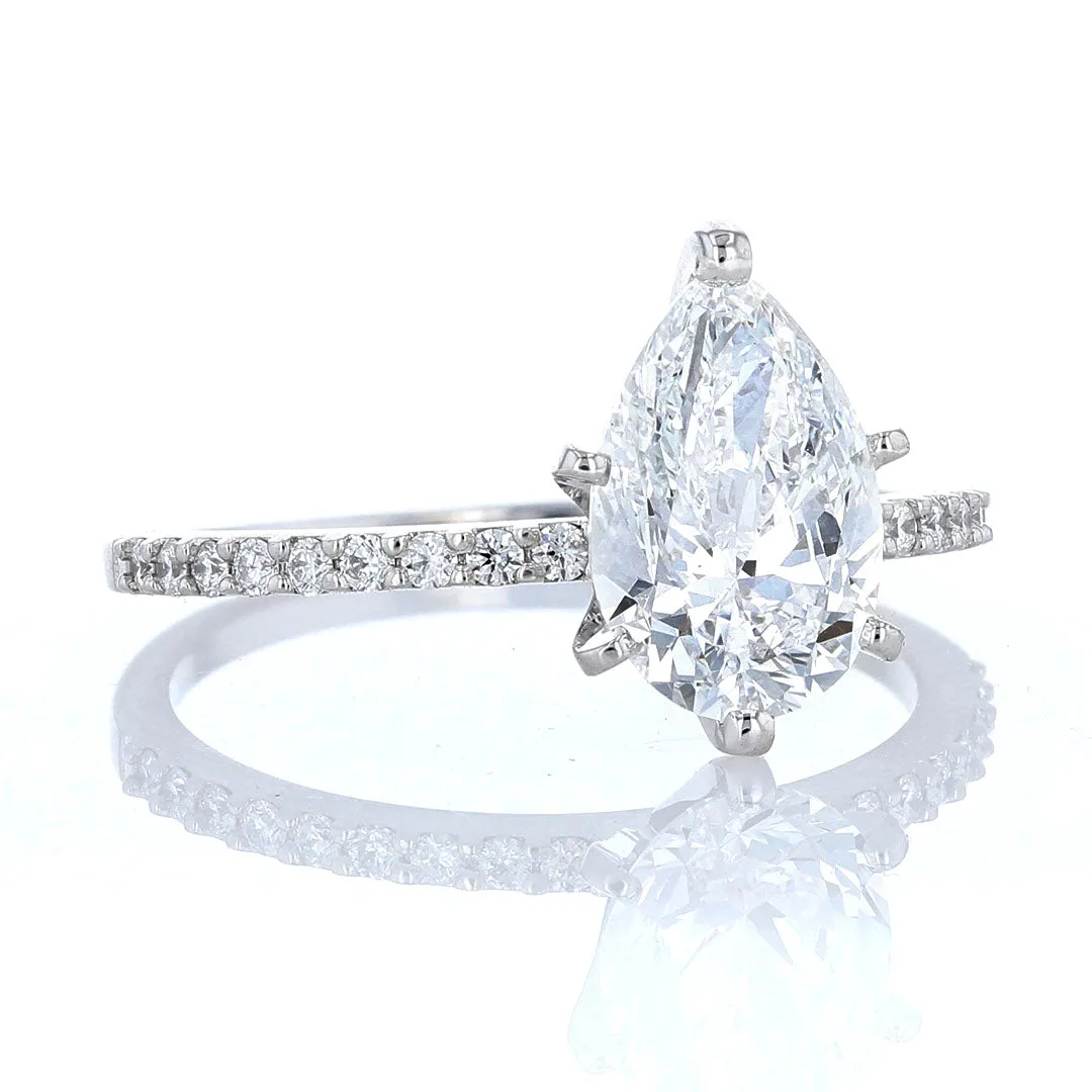 Pear Diamond Engagement Ring