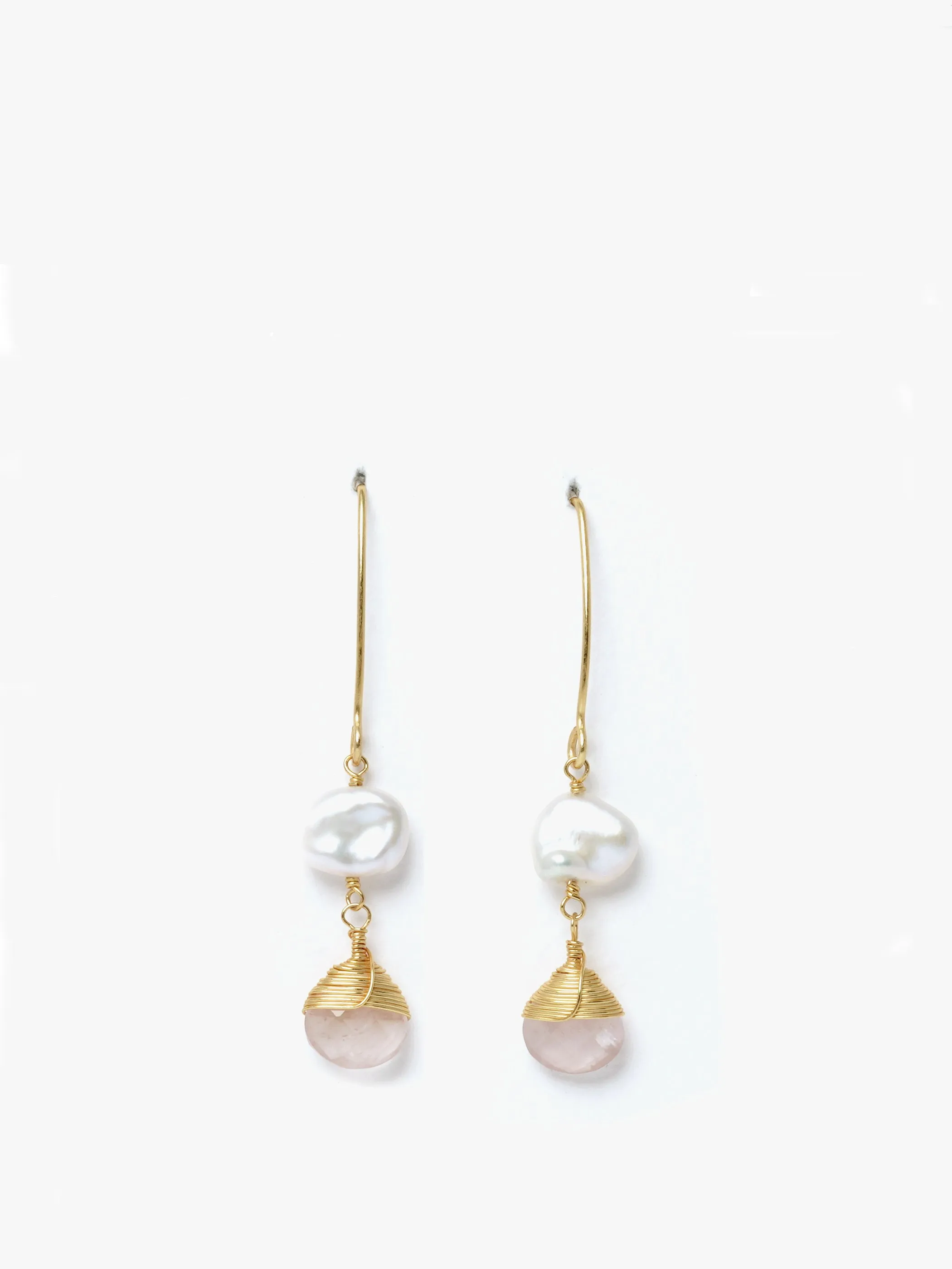 Pearl & Gemstone Drop Danglers