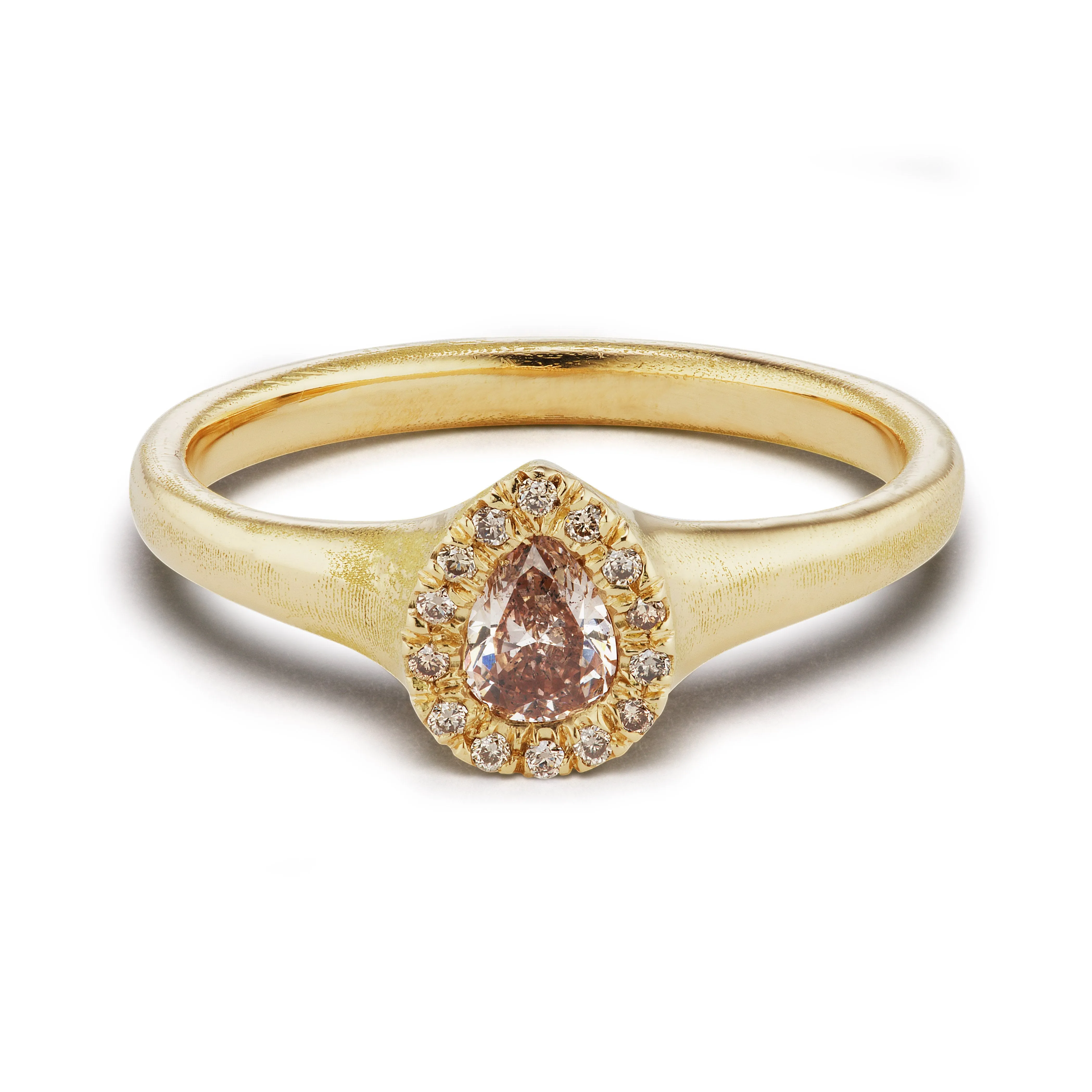 Pebble Halo Ring