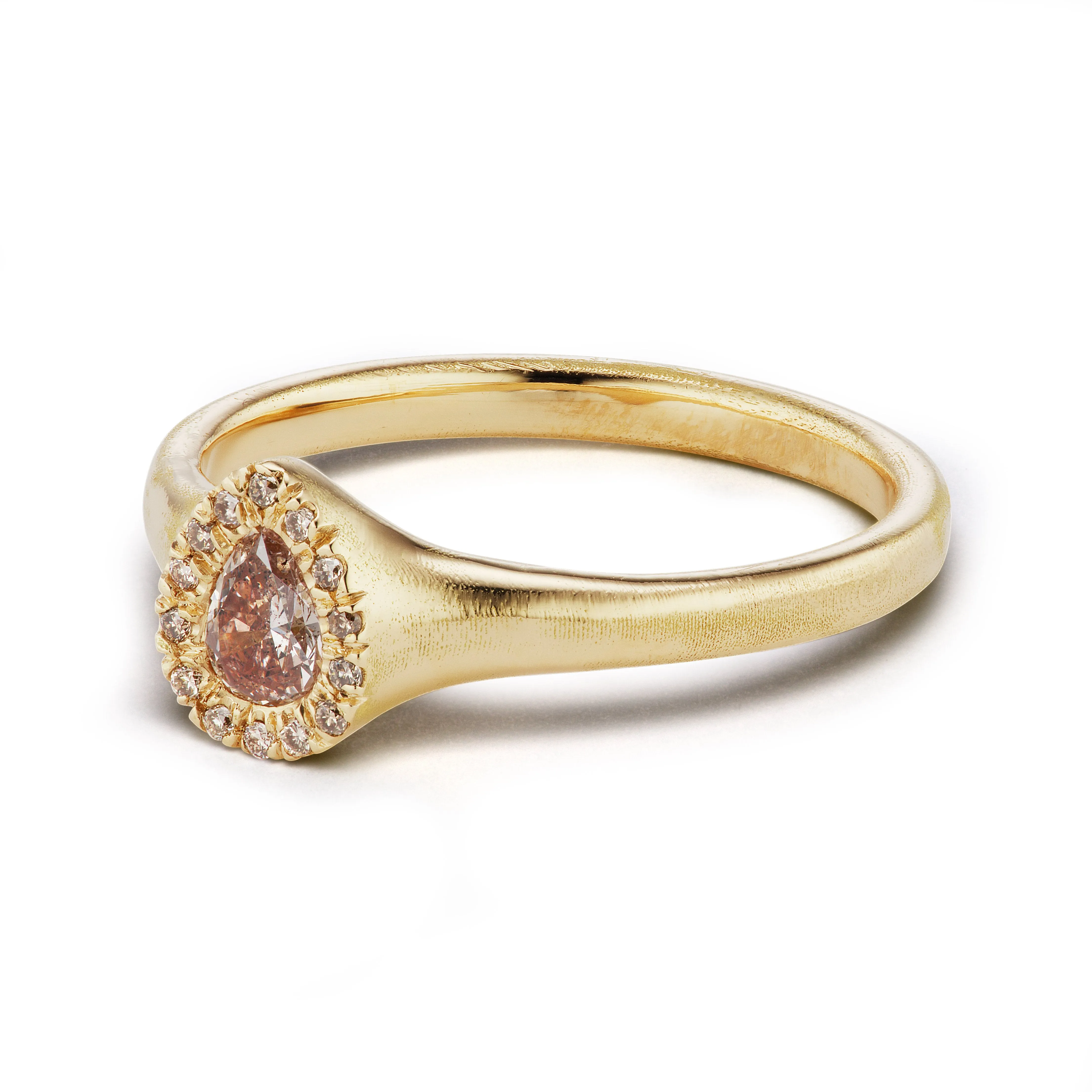 Pebble Halo Ring