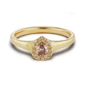 Pebble Halo Ring