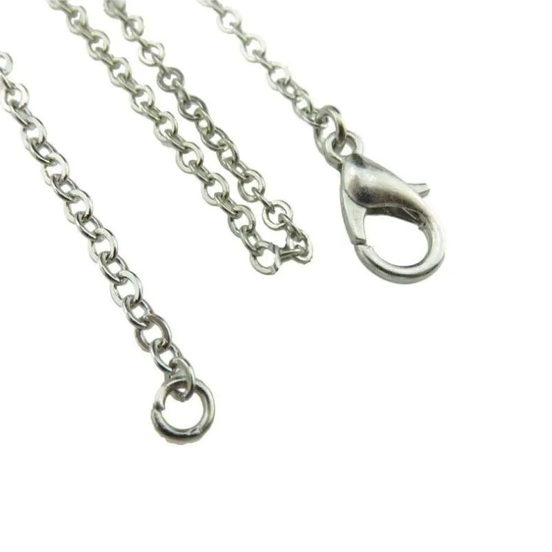 Q4A34 18" Silver Chain Alloy Collar Choker Necklace Flower Jesus Cross Pendant Religious Necklace