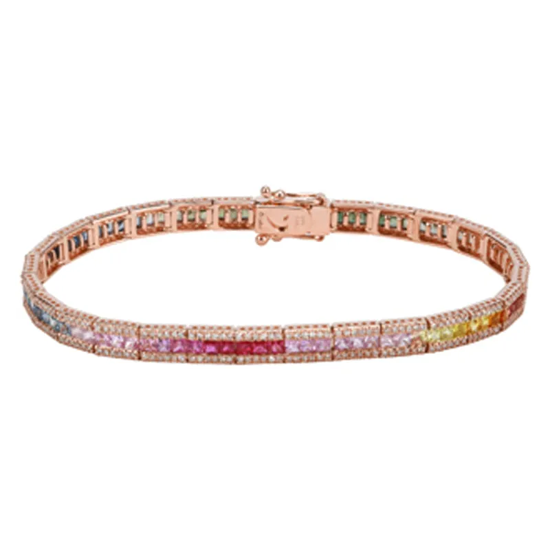 Rainbow and Diamond Tennis