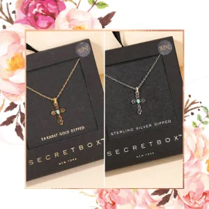 Secret Box Antique Cross Pendant Necklace