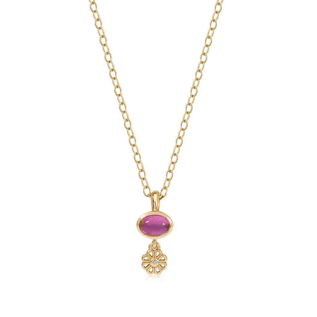 Shanti Pink Tourmaline Pendant