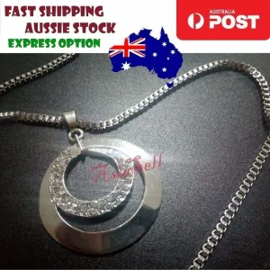 Silver Colour Band Necklace Glass Crystal Costume Jewelry Crystals Jewellery